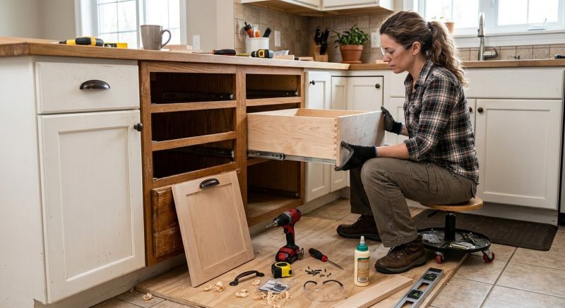 Cabinet Drawer Remodeling in Lafayette, IN