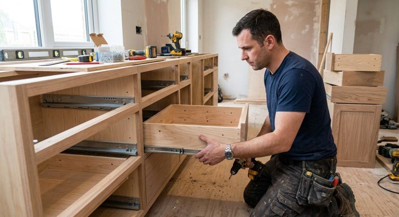 Pine Cabinets Installation in Bloomington, IN